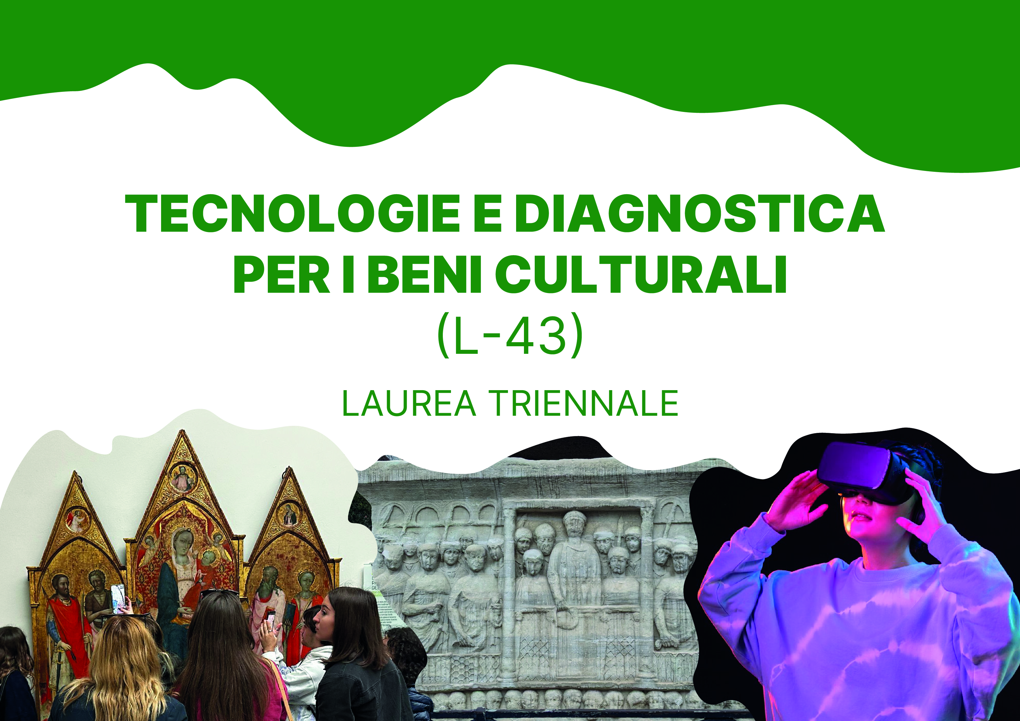 locandina del corso Tecnologie e diagnostica dei beni Culturali