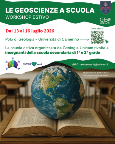 locandina le geoscienze a scuola